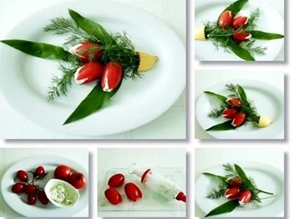 Rezept: „Tulpen Strauß“ mit Bärlauchsauce als Frühlingsanfangs-Begrüßung Bild Nr. 20 „Tulpen Strauß“ mit Bärlauchsauce als Frühlingsanfangs-Begrüßung - Rezept - Bild Nr. 20