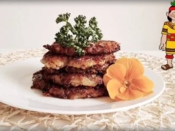 Rezept: Kartoffel-Möhren Puffer mit „dem Korn der Inkas“ verfeinert Kartoffel-Möhren Puffer mit „dem Korn der Inkas“ verfeinert - Rezept