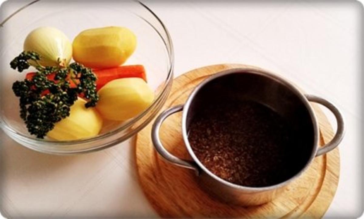 Kartoffel-Möhren  Puffer mit „dem Korn der Inkas“ verfeinert - Rezept - Bild Nr. 6