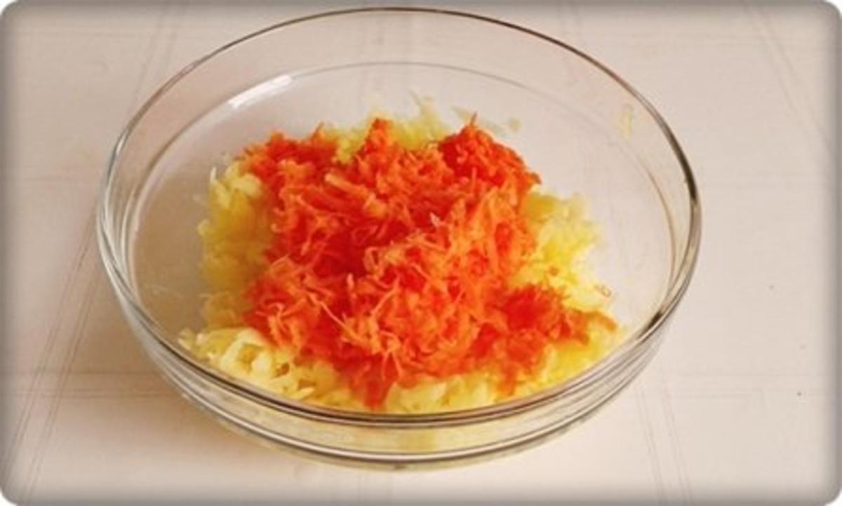 Kartoffel-Möhren  Puffer mit „dem Korn der Inkas“ verfeinert - Rezept - Bild Nr. 8