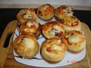 Schnelle Pizzabrötchen - Rezept