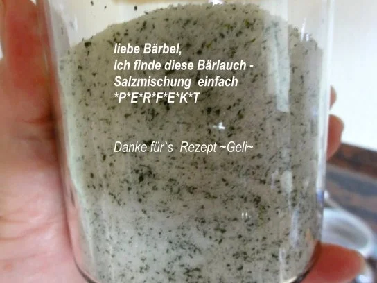 Rezept: Vorrat: Bärlauchsalz Bild Nr. 7 Vorrat: Bärlauchsalz - Rezept - Bild Nr. 7