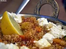 Gemüse-Quinoa-Pfanne mit Feta - Rezept