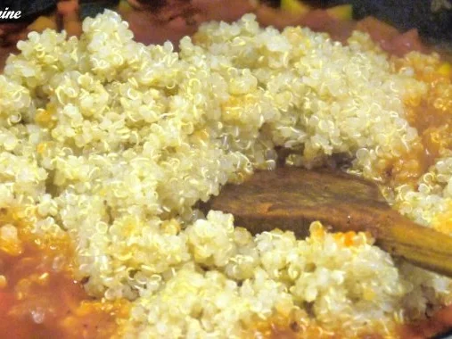 Rezept: Gemüse-Quinoa-Pfanne mit Feta Bild Nr. 10 Gemüse-Quinoa-Pfanne mit Feta - Rezept - Bild Nr. 10
