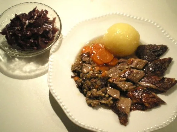 Rezept: Oster Bauern Ente im Römertopf Bild Nr. 2 Oster Bauern Ente im Römertopf - Rezept - Bild Nr. 2