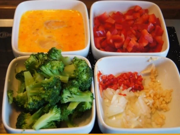 Omelett mit Brokkoli und Paprika - Rezept - Bild Nr. 6