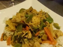 Thailändische Hähnchencurry Wokpfanne - Rezept - Bild Nr. 7