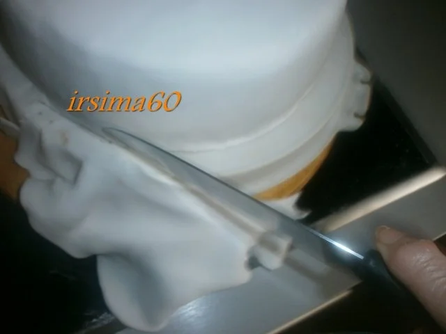 Frühlings Torte mit Mandarinen-Quark-Füllung und Fondantdecke - Rezept - Bild Nr. 27