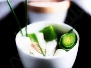 Hühnersuppe mit Butterlauch - Rezept