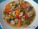 Bunte- Nudel-Suppe - Rezept