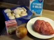 Rezept: Köttbullar mit Champignon-Rahmsauce Köttbullar mit Champignon-Rahmsauce - Rezept