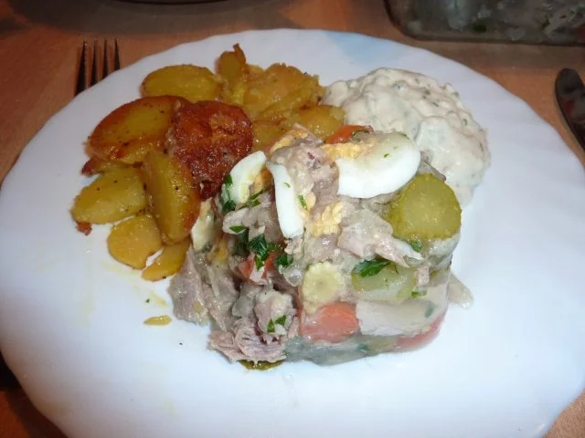 Fl/Pute: Sauerfleischsülze mit Gemüse - Rezept - Bild Nr. 11