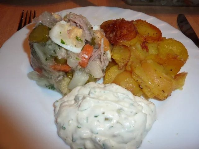 Fl/Pute: Sauerfleischsülze mit Gemüse - Rezept - Bild Nr. 13