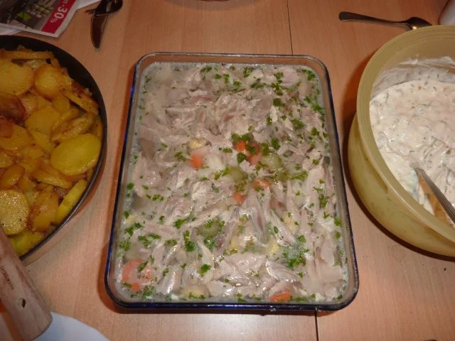 Fl/Pute: Sauerfleischsülze mit Gemüse - Rezept - Bild Nr. 10