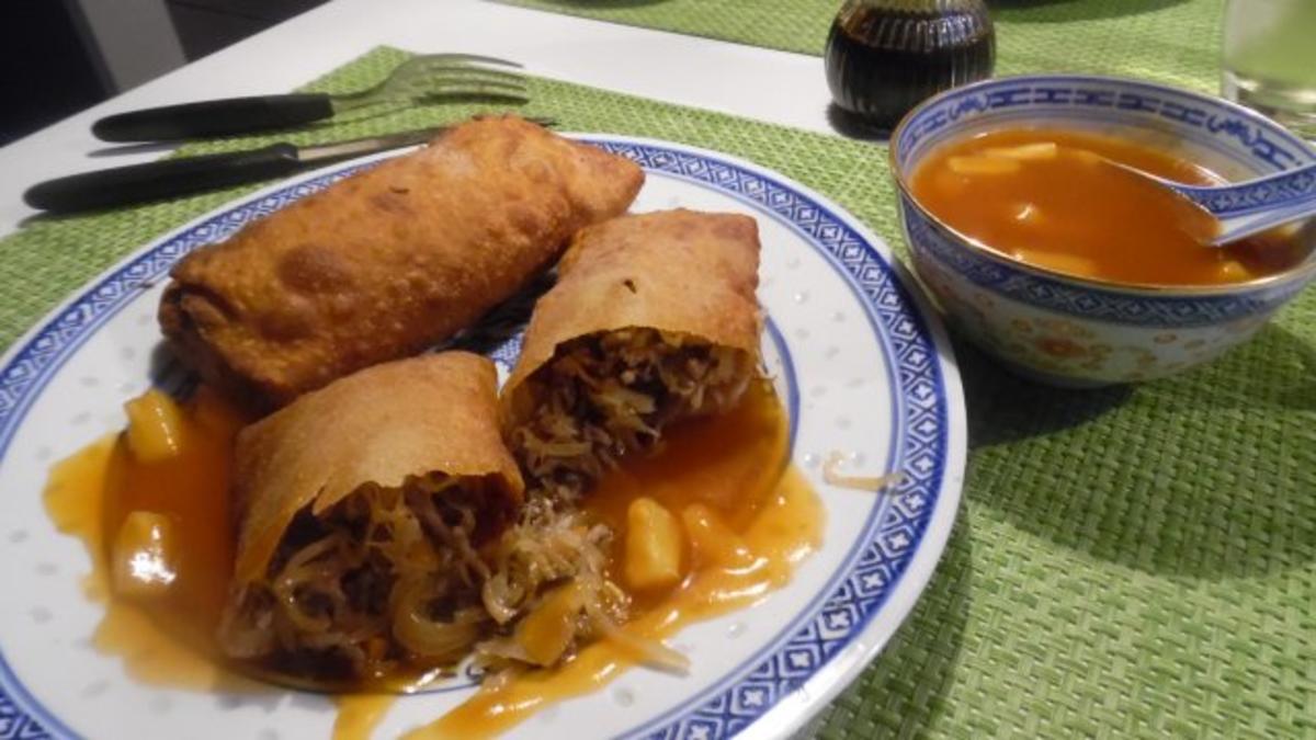 Bilder für Loempia - chinesische Frühlingsrollen, 2. Version - Rezept