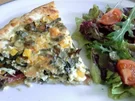 Bärlauch-Schinken-Quiche - Rezept