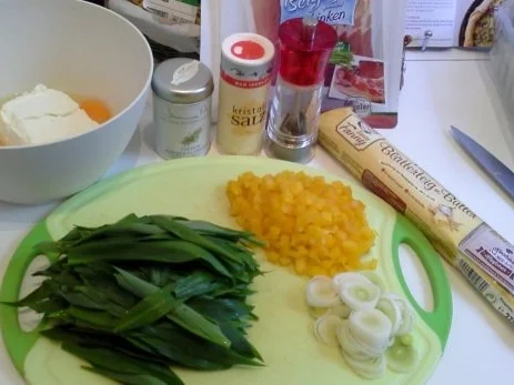 Bärlauch-Schinken-Quiche - Rezept - Bild Nr. 2