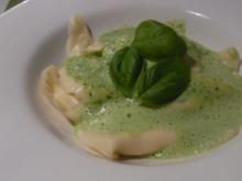 Ravioli's mit Lachs-Frischkäse-Füllung - Rezept