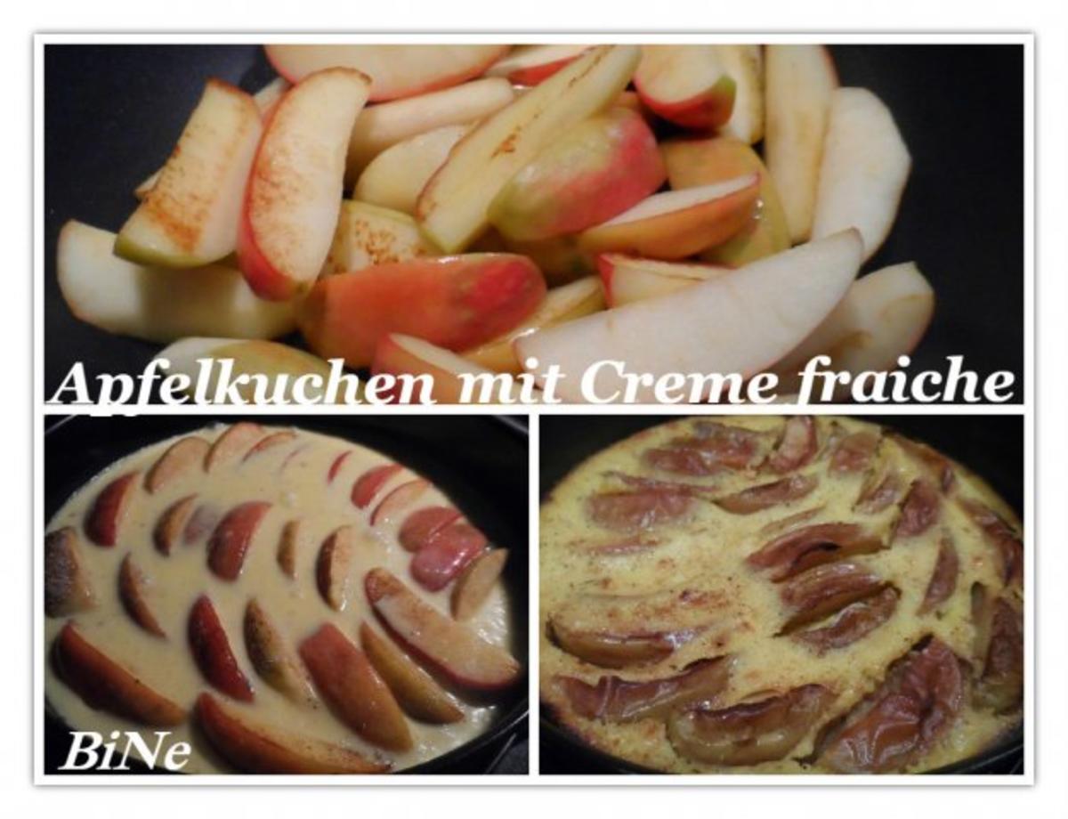 BiNe` S APFELKUCHEN MIT CREME FRAICHE - Rezept