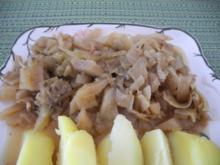 Kümmelkraut an Salzkartoffeln - Rezept