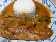 Putensteak mit Curry- Honig- Soße - Rezept