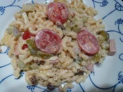 Paulines bunter Nudelsalat - Rezept