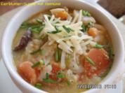 Eierblumen-Suppe mit Gemüse - Rezept