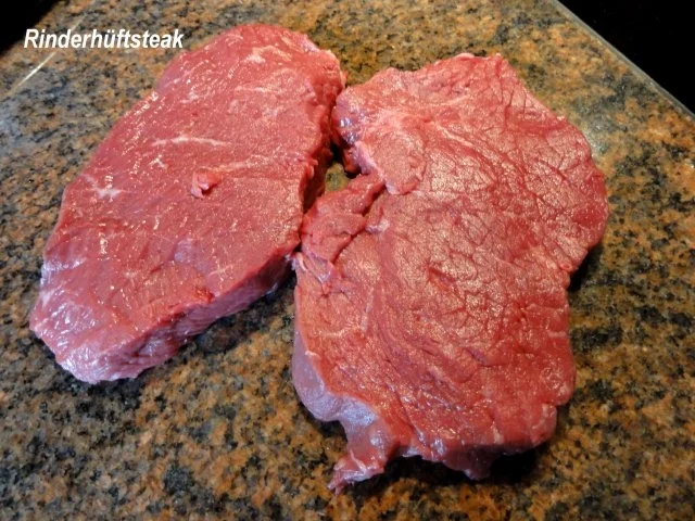 Rezept: Fleisch: STEAK`s aus der Rinderhüfte Bild Nr. 2 Fleisch: STEAK`s aus der Rinderhüfte - Rezept - Bild Nr. 2