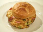 Chinesischer Rührei-Burger - Rezept