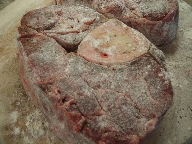 Fleisch: Geschmorte Beinscheibe in Backobstsoße - Rezept - Bild Nr. 4