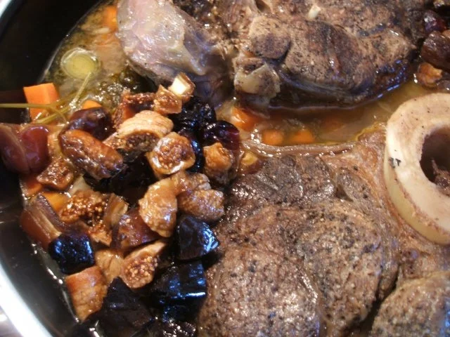 Fleisch: Geschmorte Beinscheibe in Backobstsoße - Rezept - Bild Nr. 6