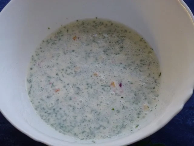 Rezept: Kopfsalat mit Ei und Brot Bild Nr. 5 Kopfsalat mit Ei und Brot - Rezept - Bild Nr. 5