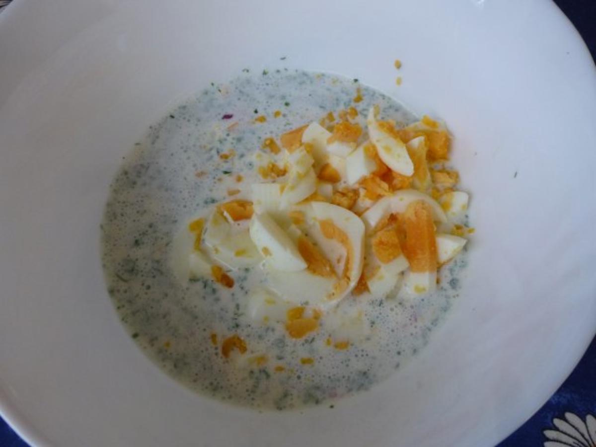 Kopfsalat mit Ei und Brot - Rezept - Bild Nr. 6
