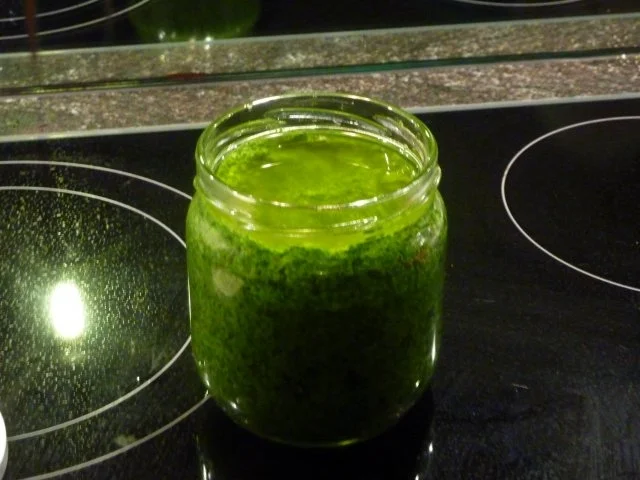 Bärlauch Pesto mit Wallnüsse - Rezept