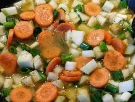 Rezept: Gemüse Hähnchenbrust Pfanne mit Ebly Bild Nr. 4 Gemüse Hähnchenbrust Pfanne mit Ebly - Rezept - Bild Nr. 4