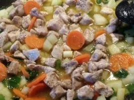 Rezept: Gemüse Hähnchenbrust Pfanne mit Ebly Bild Nr. 5 Gemüse Hähnchenbrust Pfanne mit Ebly - Rezept - Bild Nr. 5