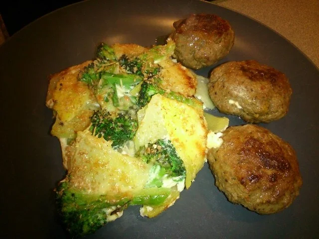 Verschärfte Feta-Mini-Frikadellen - Rezept