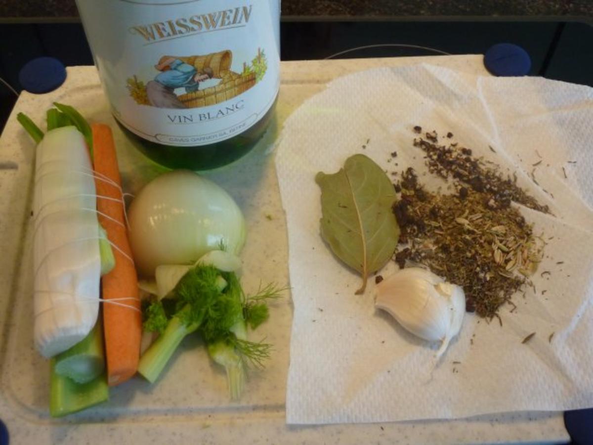 Kalbskopf im Bierteig mit Joghurt Kräuter Dip - einfach - von kuchentiger