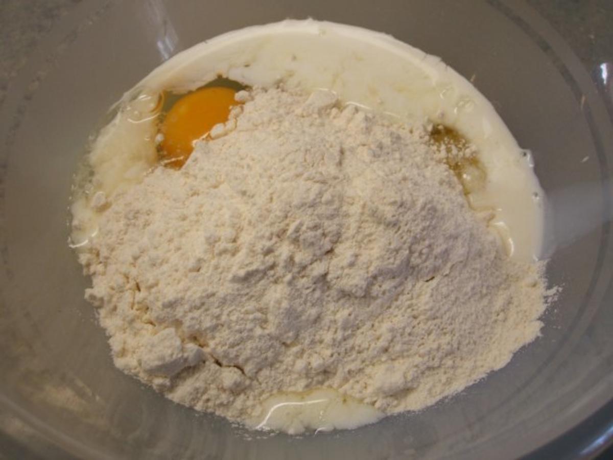 Pfannkuchen: Panierte Pfannkuchen mit pikanter Füllung - Rezept - Bild Nr. 4