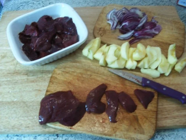 Leber-Apfelgeschnetzeltes - Rezept - Bild Nr. 3
