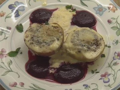 Gefüllte und gebackene Pfirsiche (Walter Freiwald) - Rezept