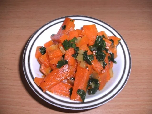 Beilage: Möhrengemüse mit Bärlauch und Ingwer - Rezept - Bild Nr. 2