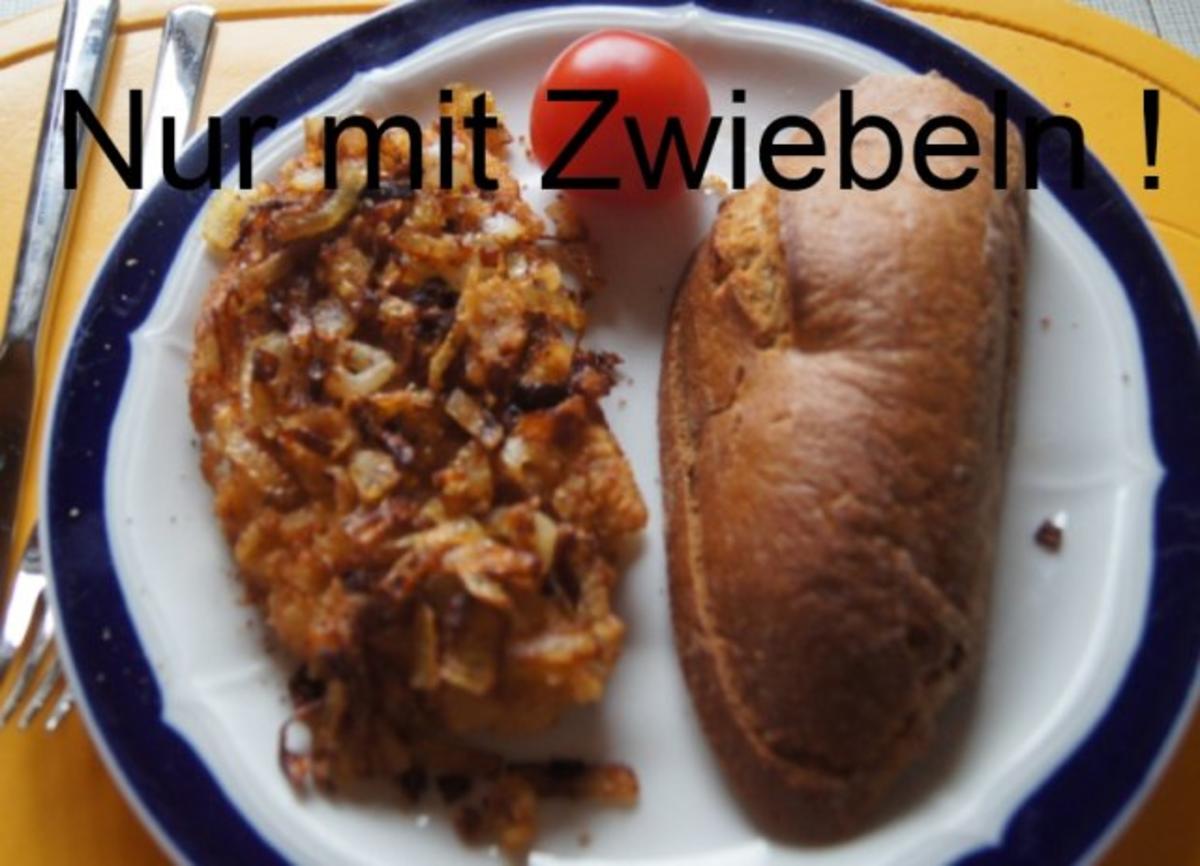 Schnitzel auf Brot mit Beilagen à la Papa - Rezept - Bild Nr. 6