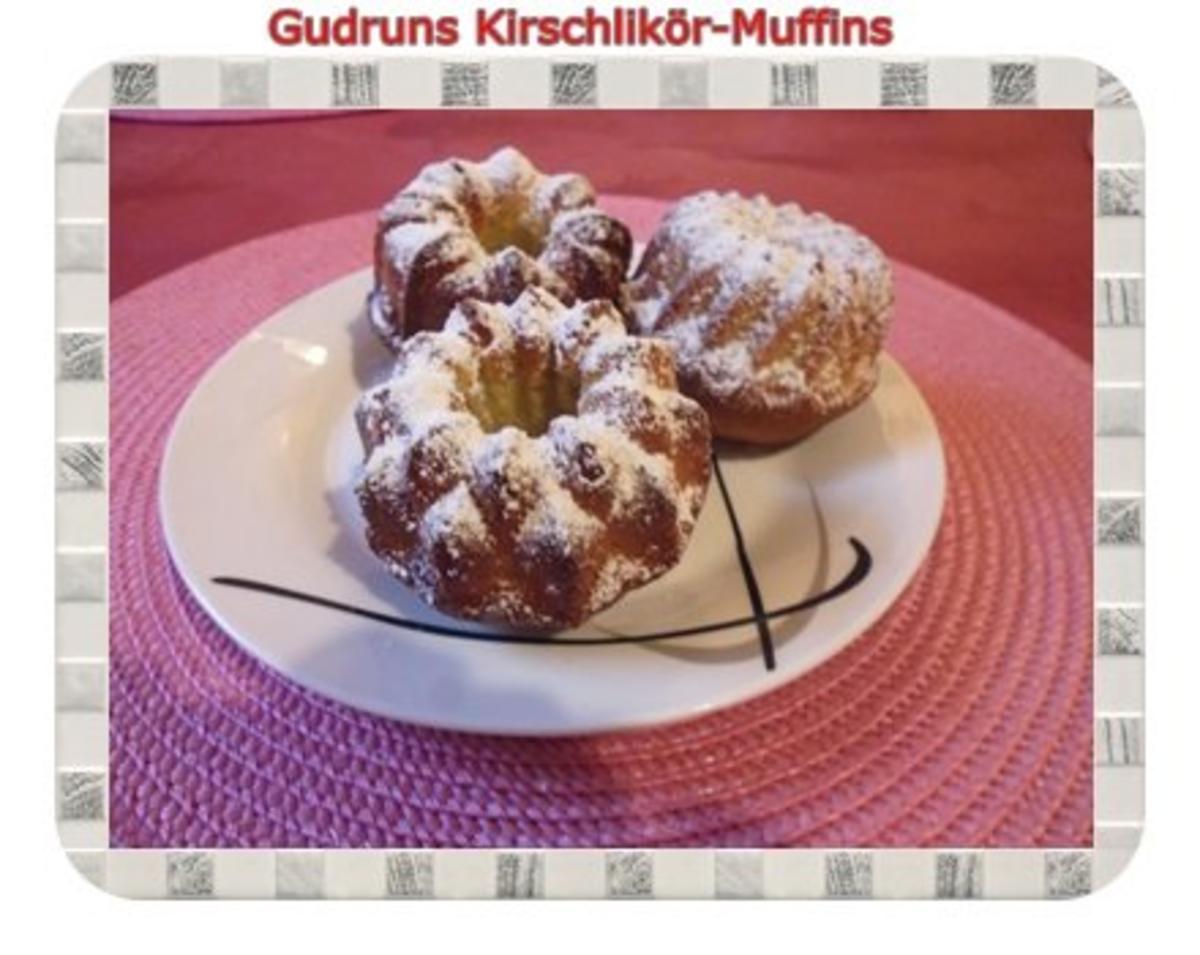 Muffins: Kirschlikörküchlein - Rezept