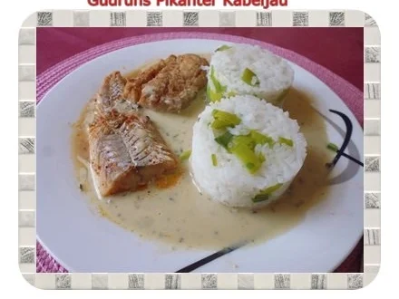 Rezept: Fisch: Pikanter Kabeljau mit Thymian-Limette-Sahne Fisch: Pikanter Kabeljau mit Thymian-Limette-Sahne - Rezept