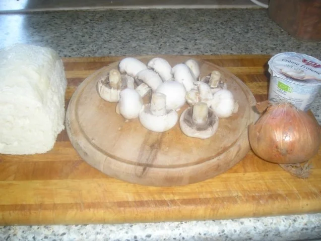 Champignonsauce mit böhmische Knedl - Rezept - Bild Nr. 3