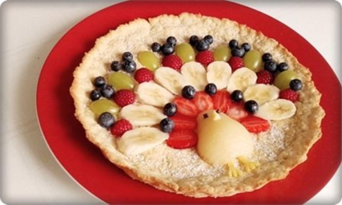 Tarte-Tonkabohnen mit „Pfau“ geschmückt - Rezept - Bild Nr. 3