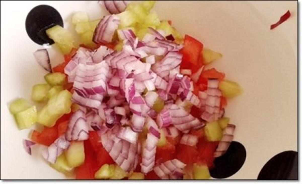 Gebratenes Lachsfilet  mit Quinoa-Salat und Topinambur Chips - Rezept - Bild Nr. 17