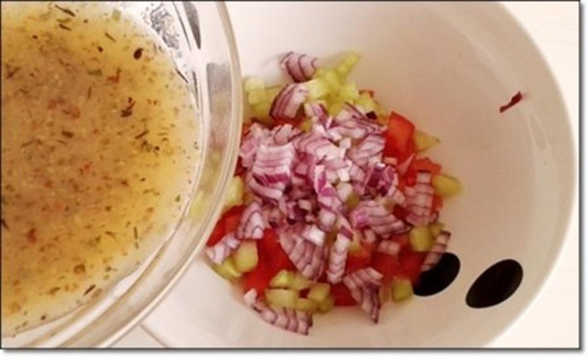 Gebratenes Lachsfilet  mit Quinoa-Salat und Topinambur Chips - Rezept - Bild Nr. 18