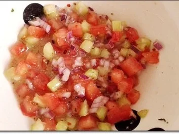 Gebratenes Lachsfilet  mit Quinoa-Salat und Topinambur Chips - Rezept - Bild Nr. 19